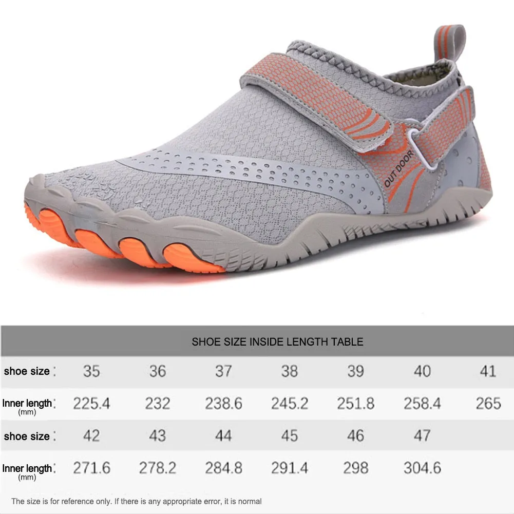 1Pair Water Shoes for Women Men Barefoot Beach Shoes Breathable Sport Shoe Quick Dry River Sea Aqua Sneakers Soft Beach Sneakers