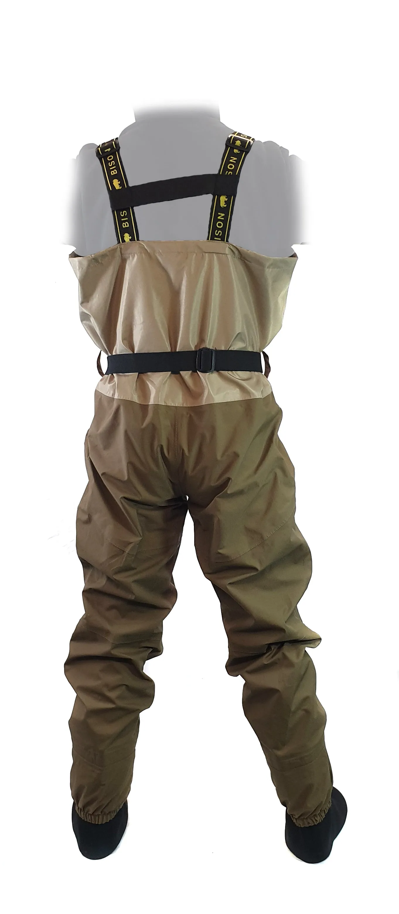 BISON BREATHABLE CHEST WADERS COMPLETE WITH FELT OR RUBBER SOLE MK2 WADING BOOTS