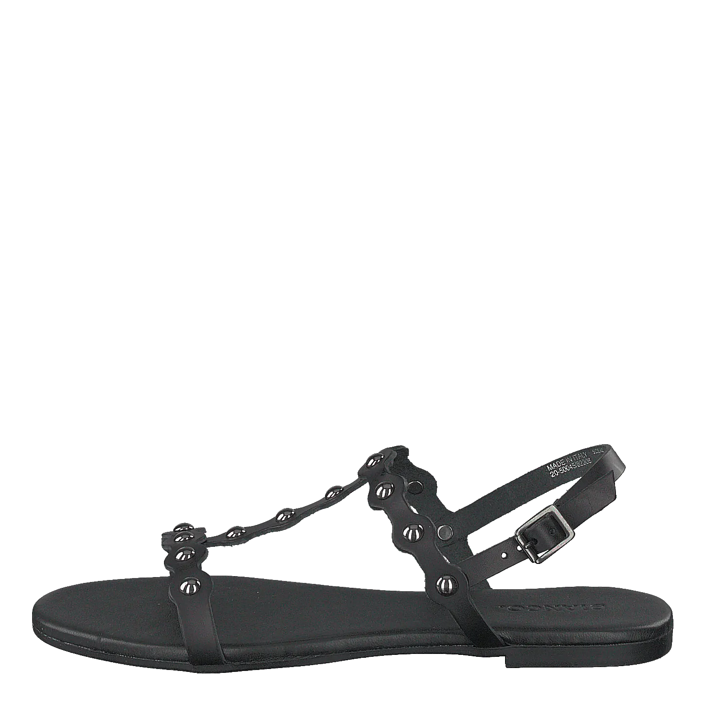 Bitt Leather Studs Sandal 100 - Black