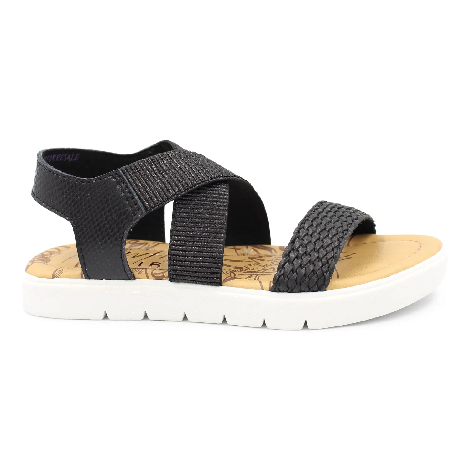 Blowfish Kid's Brixy-K Sandal - Black Meteorite/Amazon Rawhide