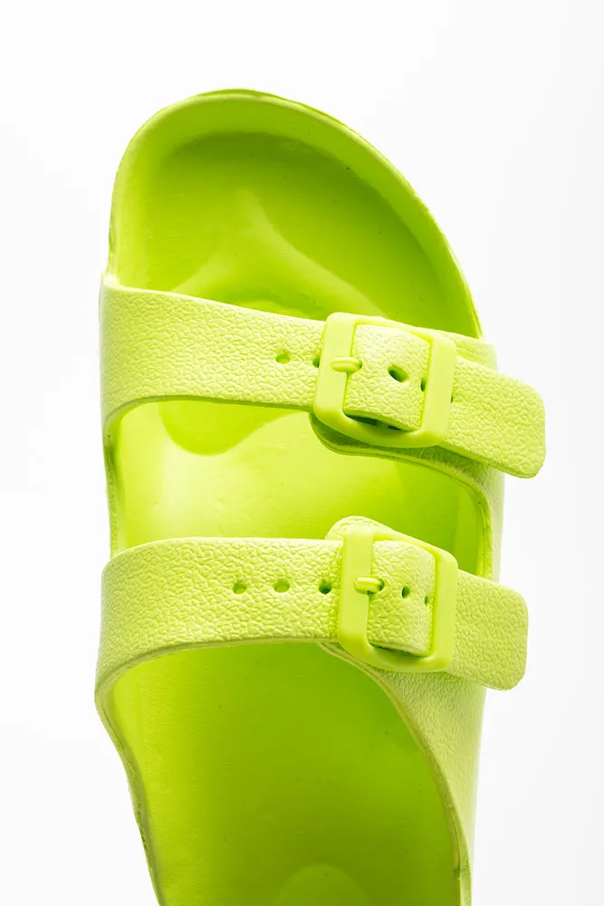 Buckle Sandal Lime