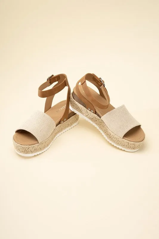 Cici Espadrille Ankle strap Sandals