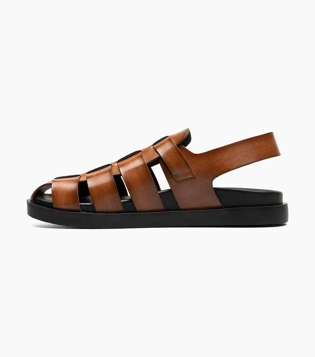 Cognac Men's Sandals Montego Slingback Buckle Sandals Style No: 25659-221