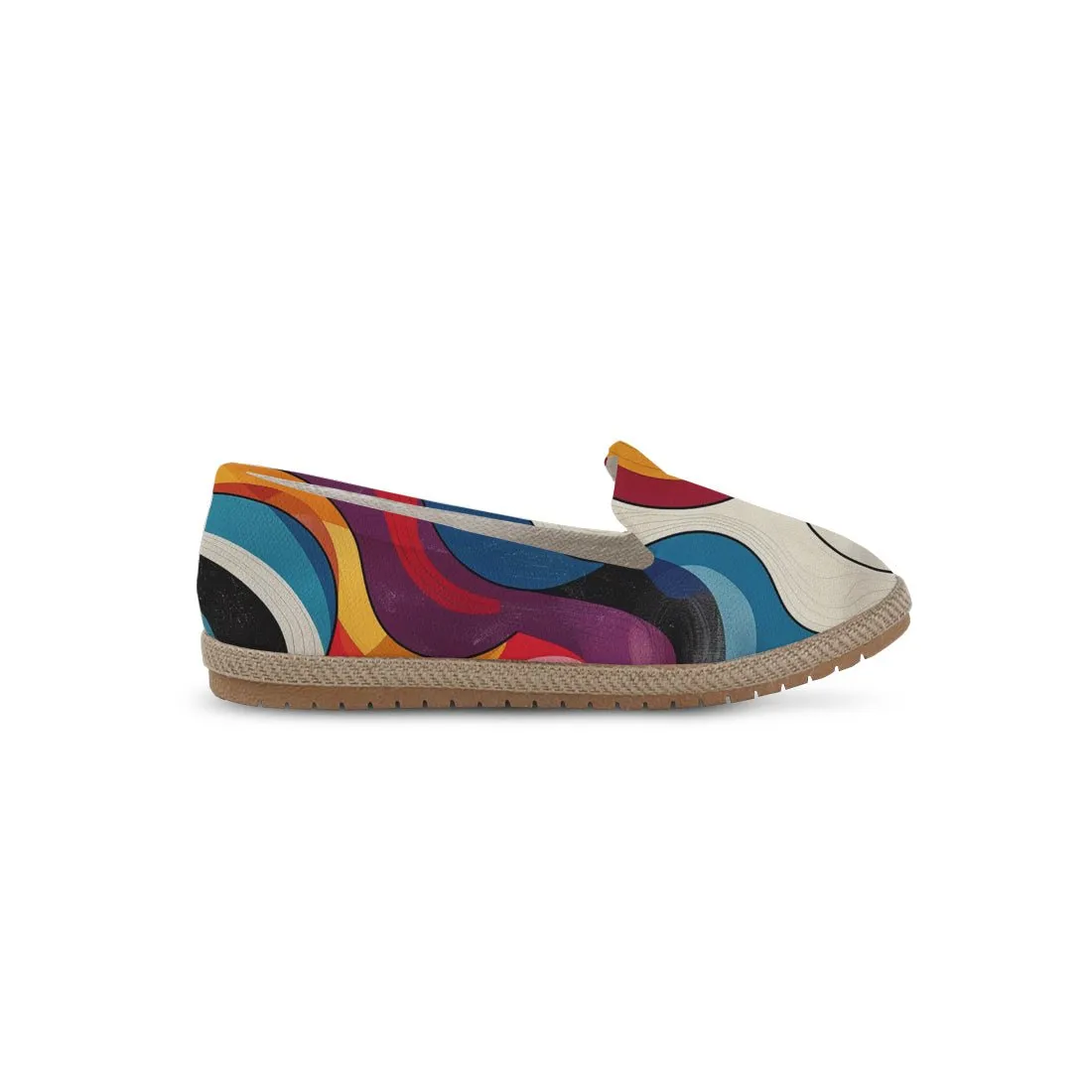 Colorful Abstract Pattern Nook Espadrille