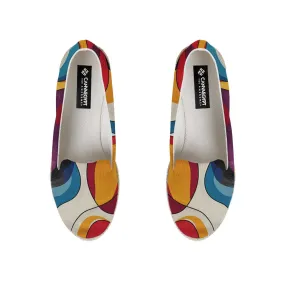 Colorful Abstract Pattern Nook Espadrille