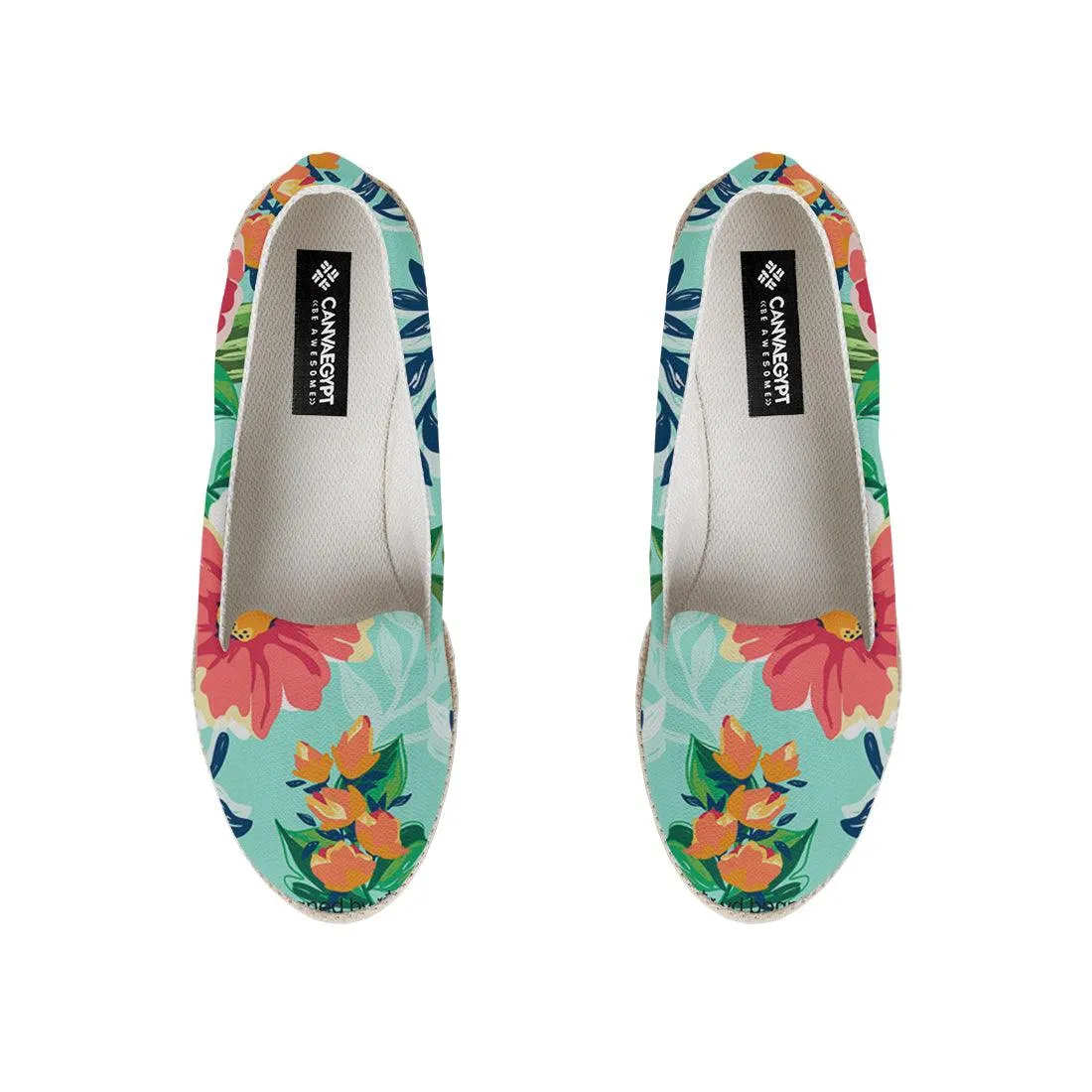 Cyan Floral Nook Espadrille