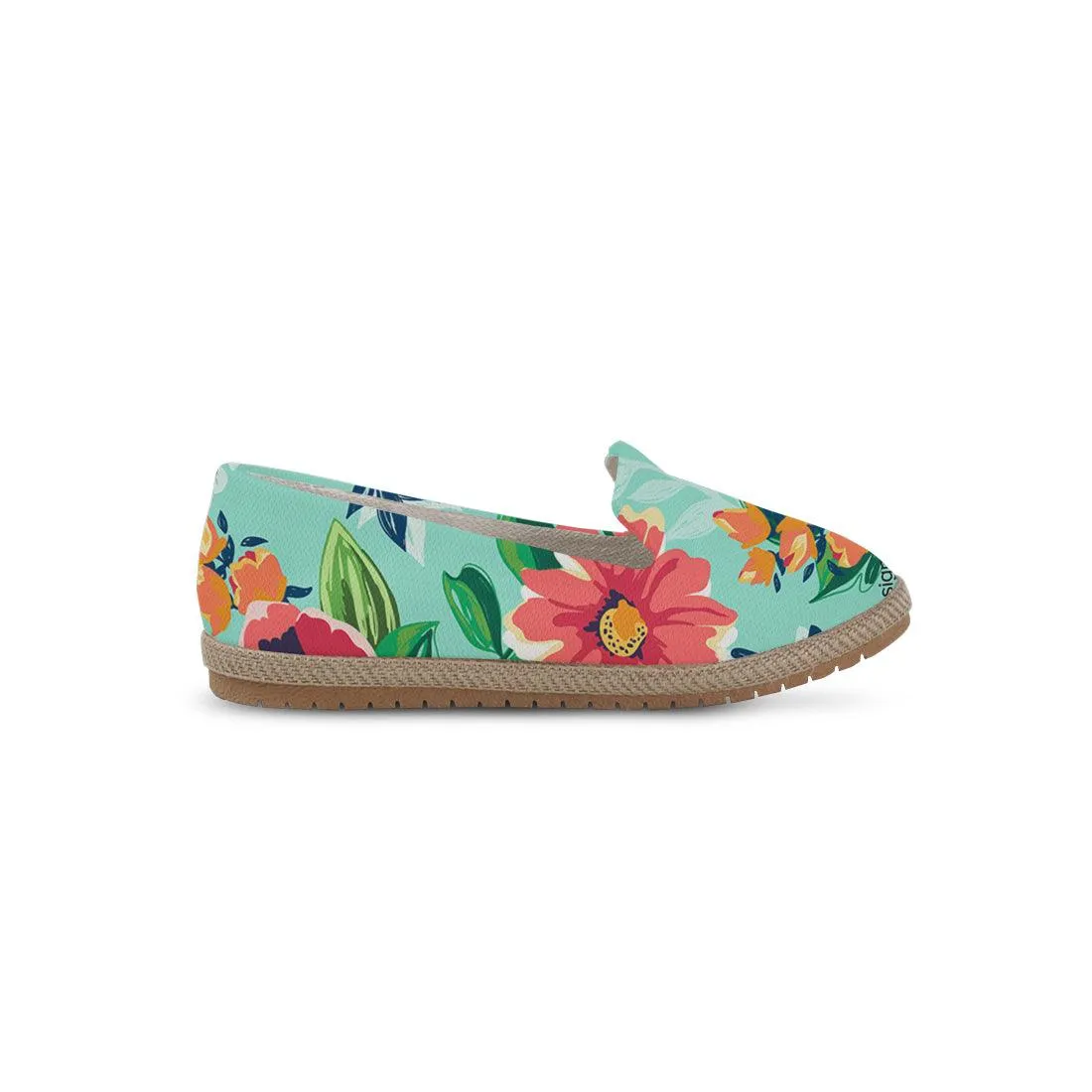 Cyan Floral Nook Espadrille