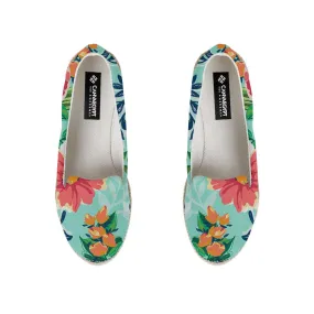 Cyan Floral Nook Espadrille