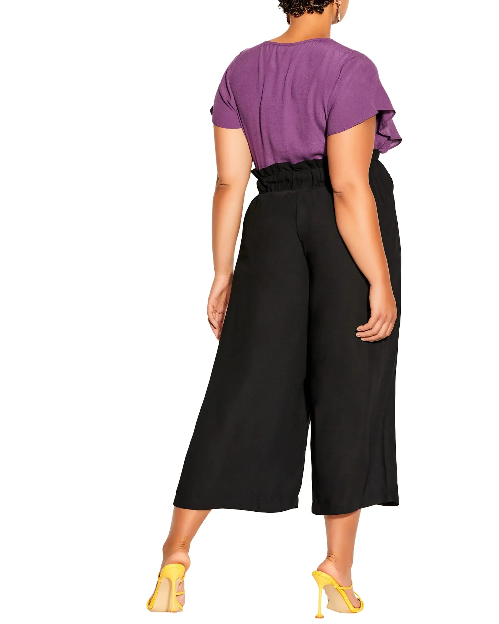 Easy Crop Pant | Black