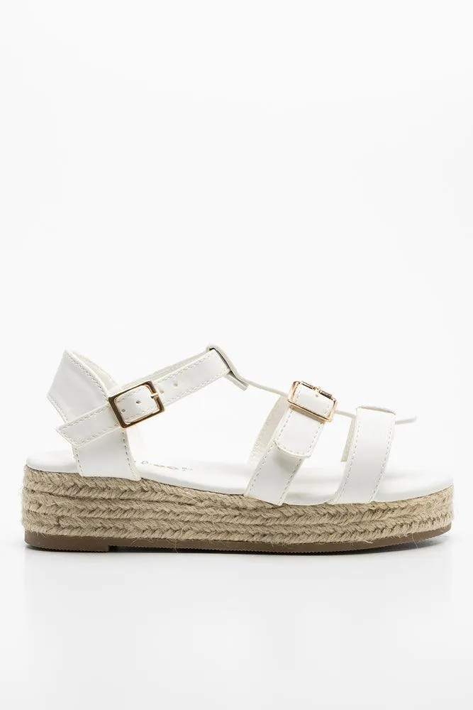 Espadrille Heel White