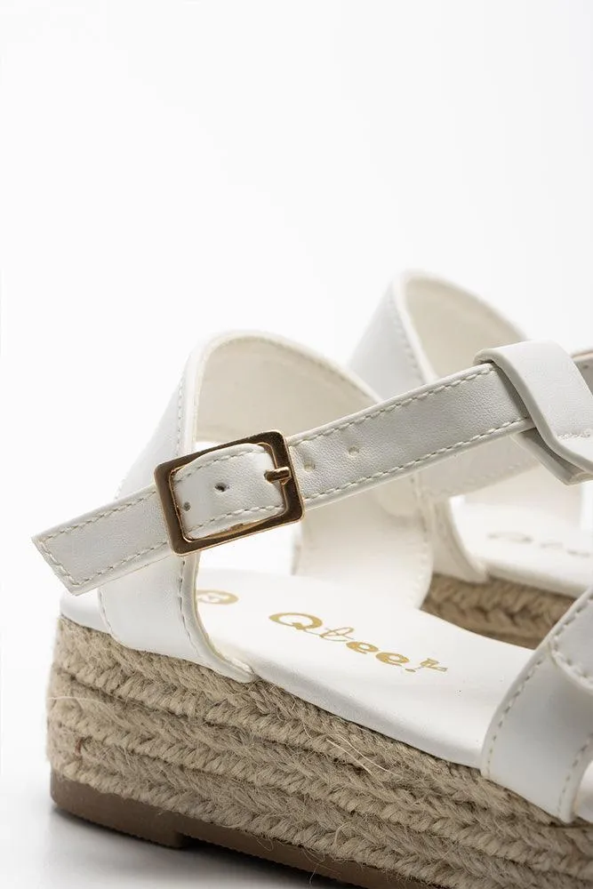 Espadrille Heel White