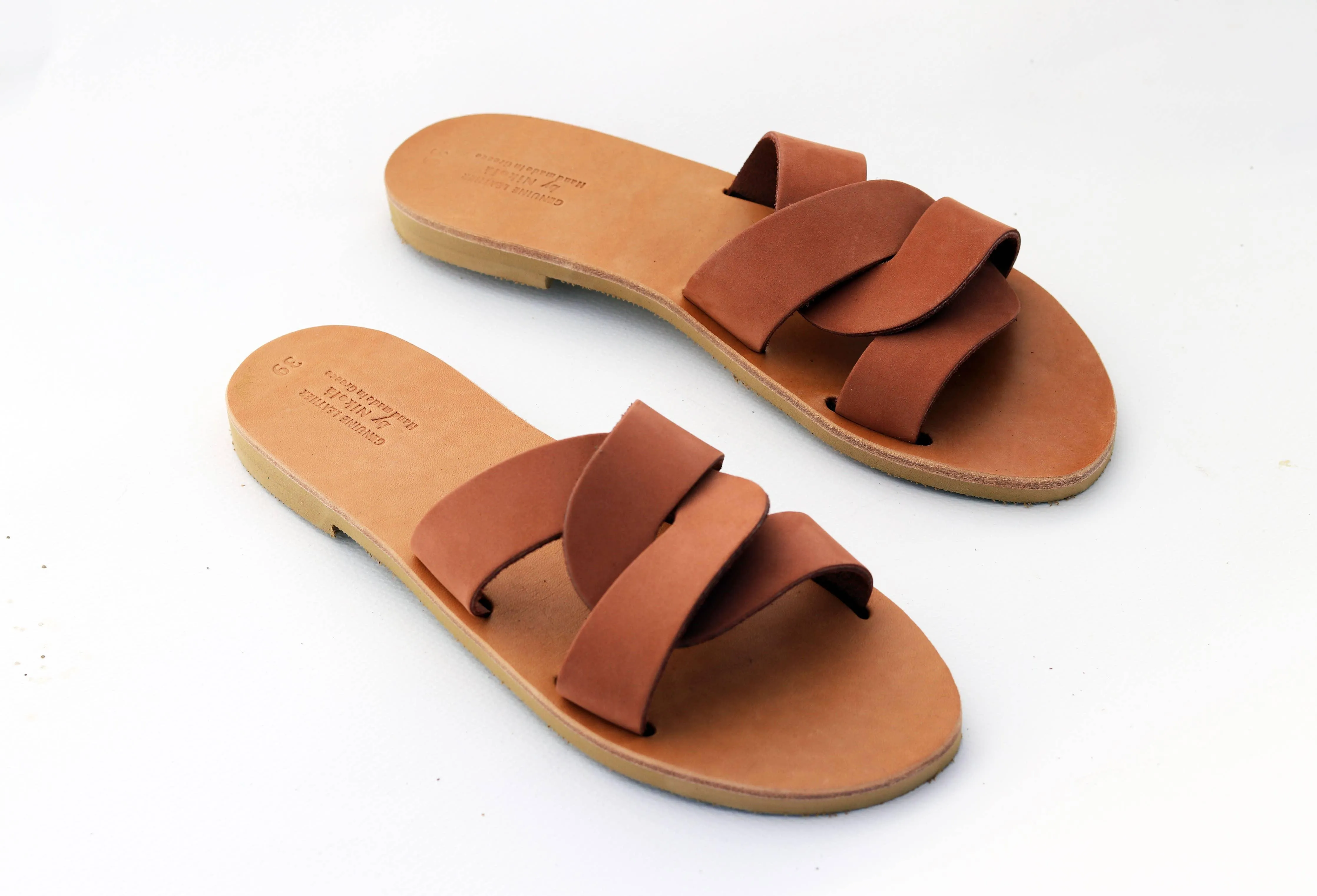 Forma Artisan Series : Leather Artema Sandal (Light Brown)