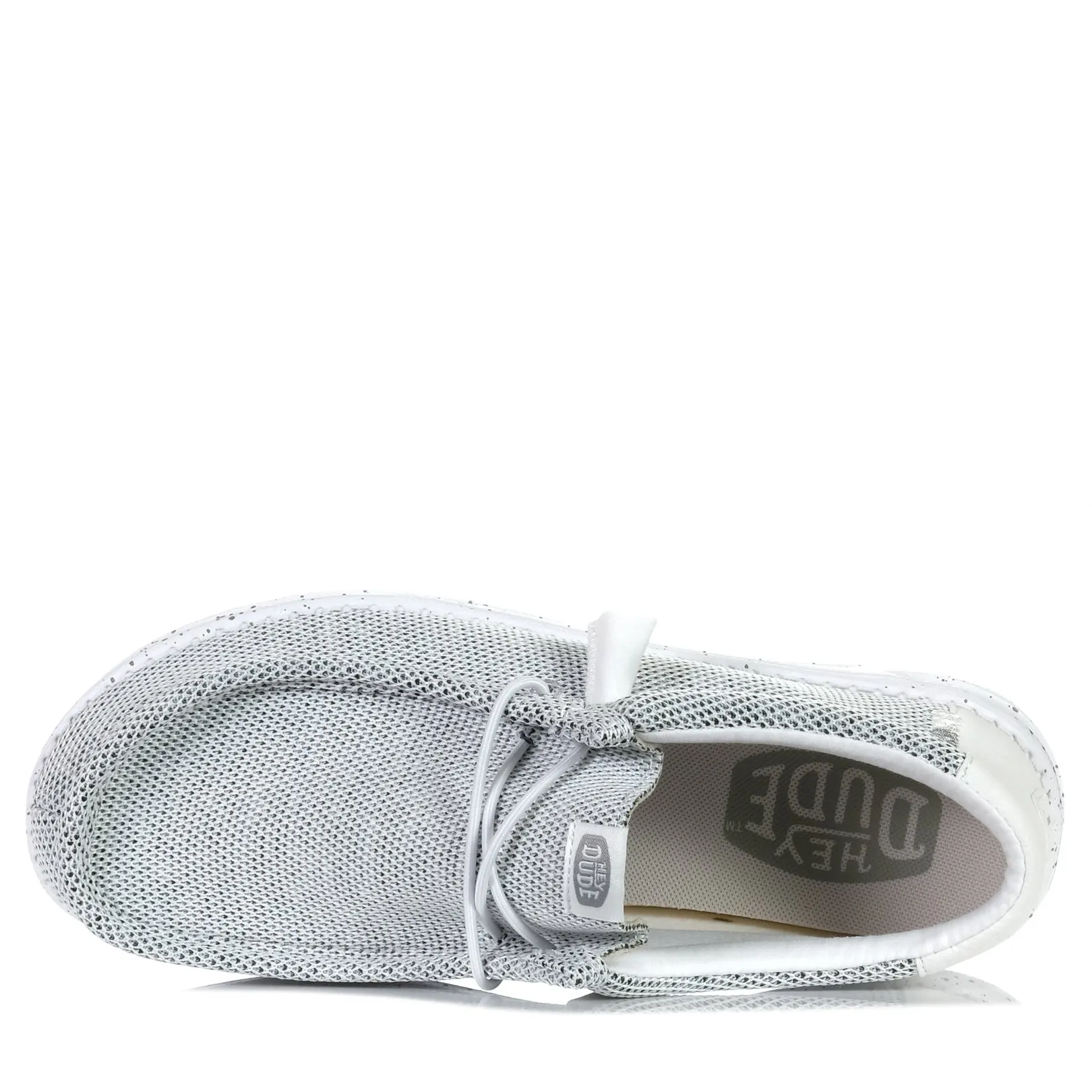 Hey Dude Mens Wally Sox Stone White