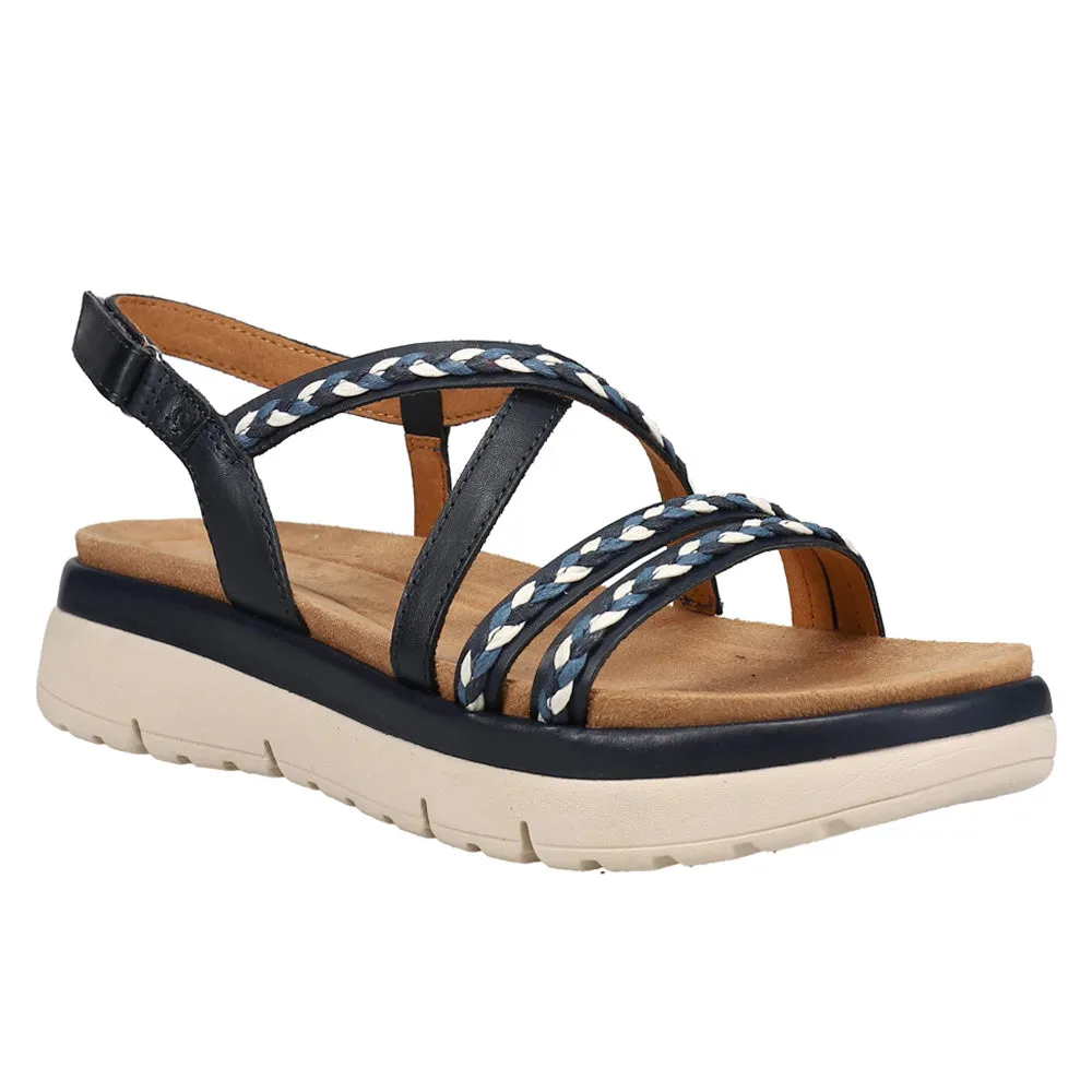 Ivani Braided Wedge Sandals