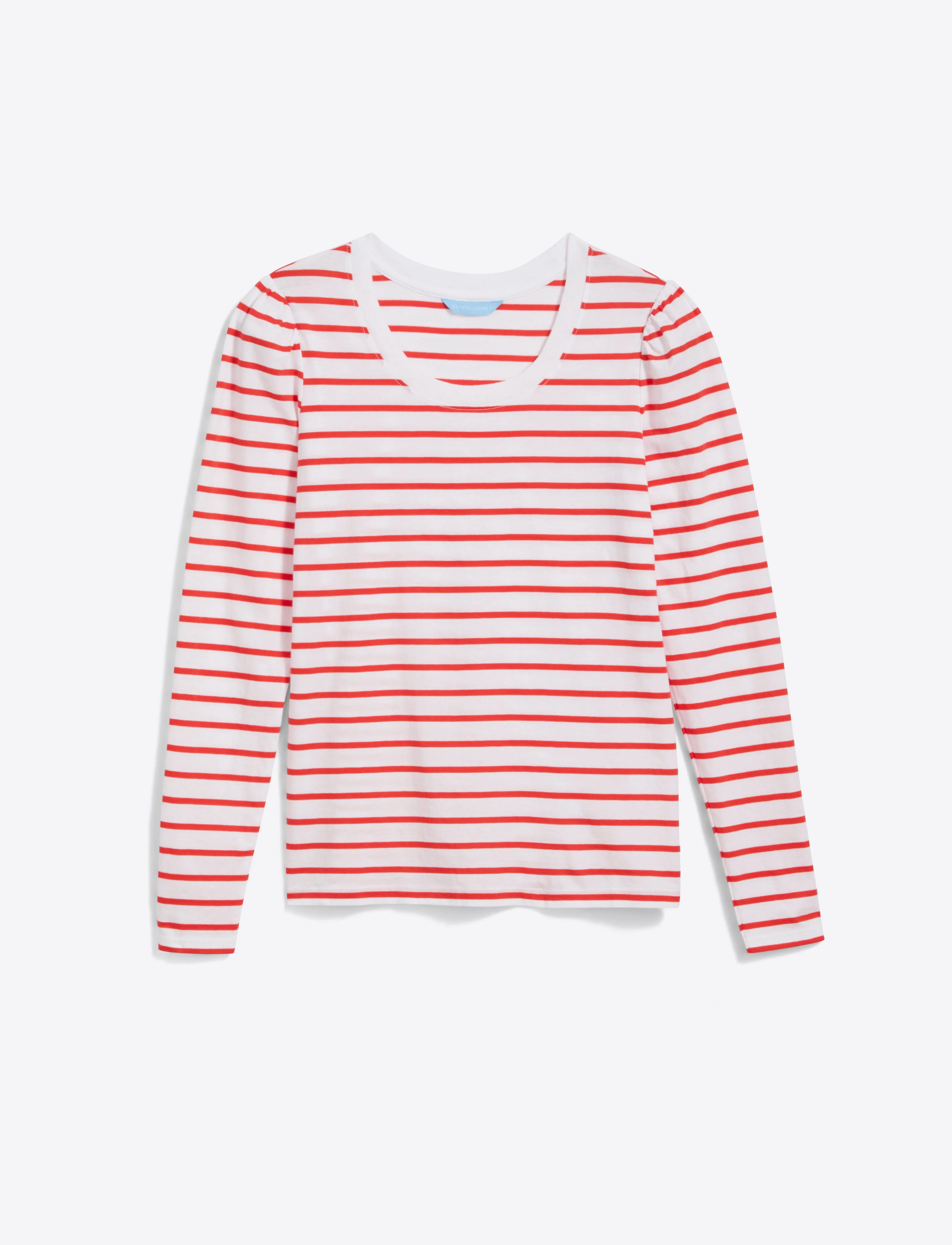 Long-Sleeve Easy Knit Top in Stripe