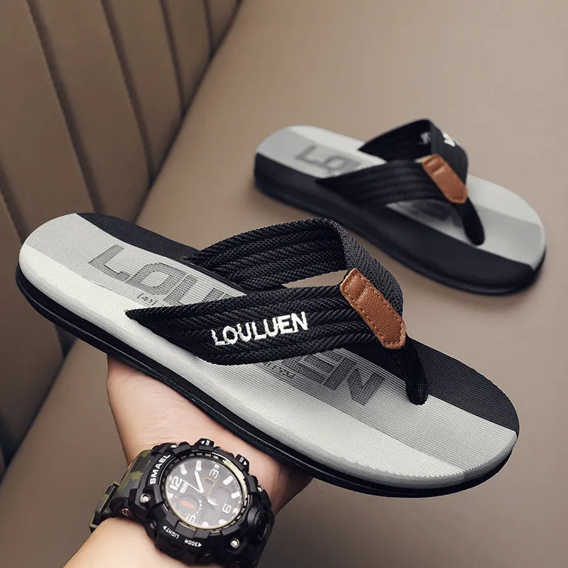 Men Beach Shoes Slippers Men Summer Non-Slip