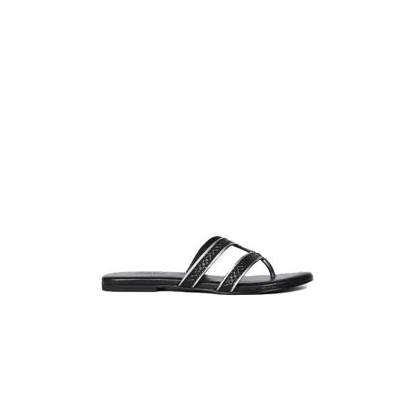 Nina Women's Magazine Leather Modern Style Sandals