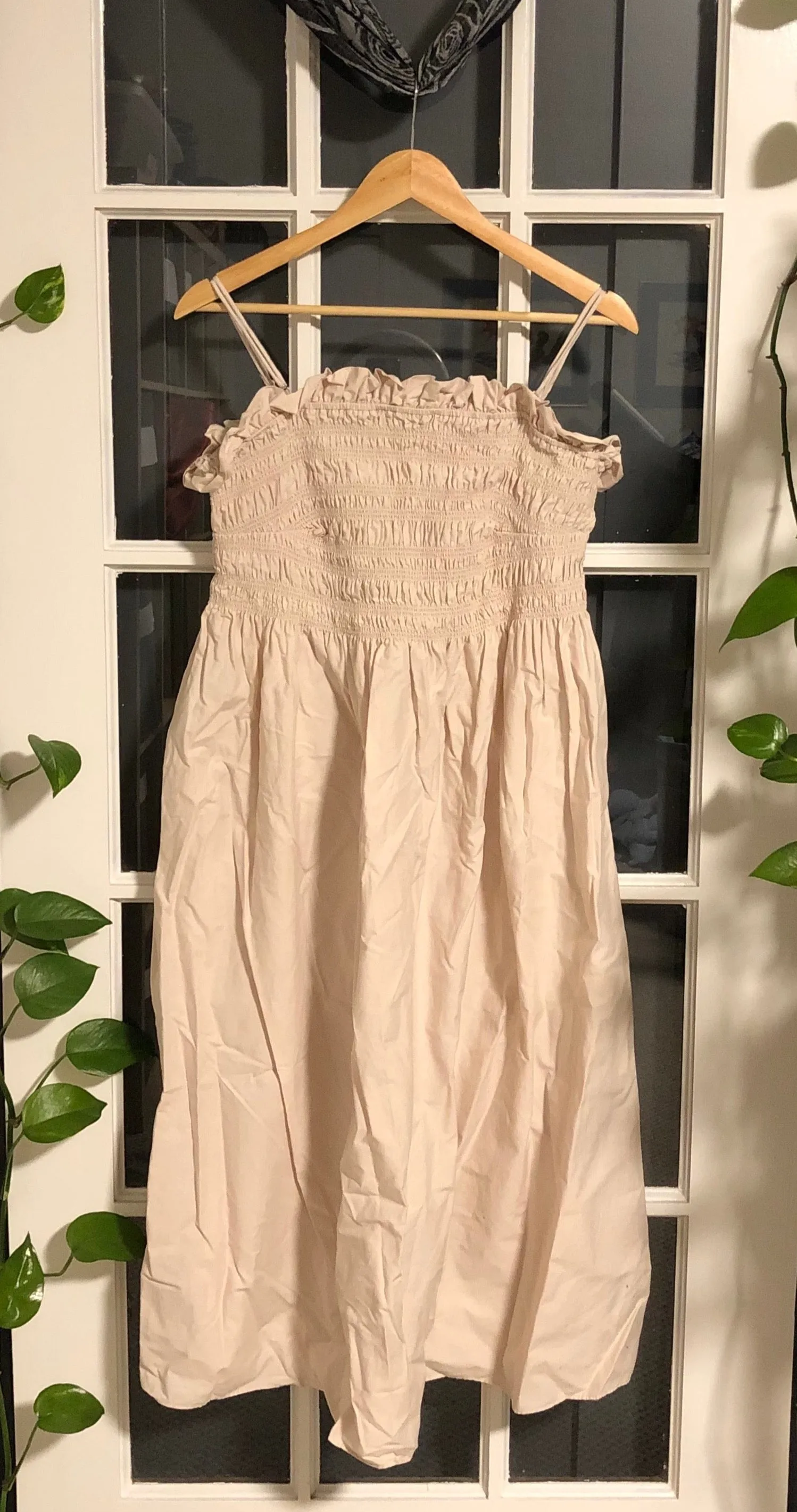 Nude Strappy Maxi Dress XXL