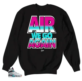 Retro 8 South Beach Air We Go Sweater