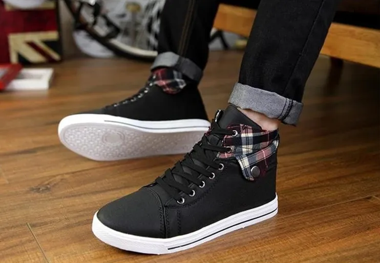 Stylish Casual Canvas Boots For Men