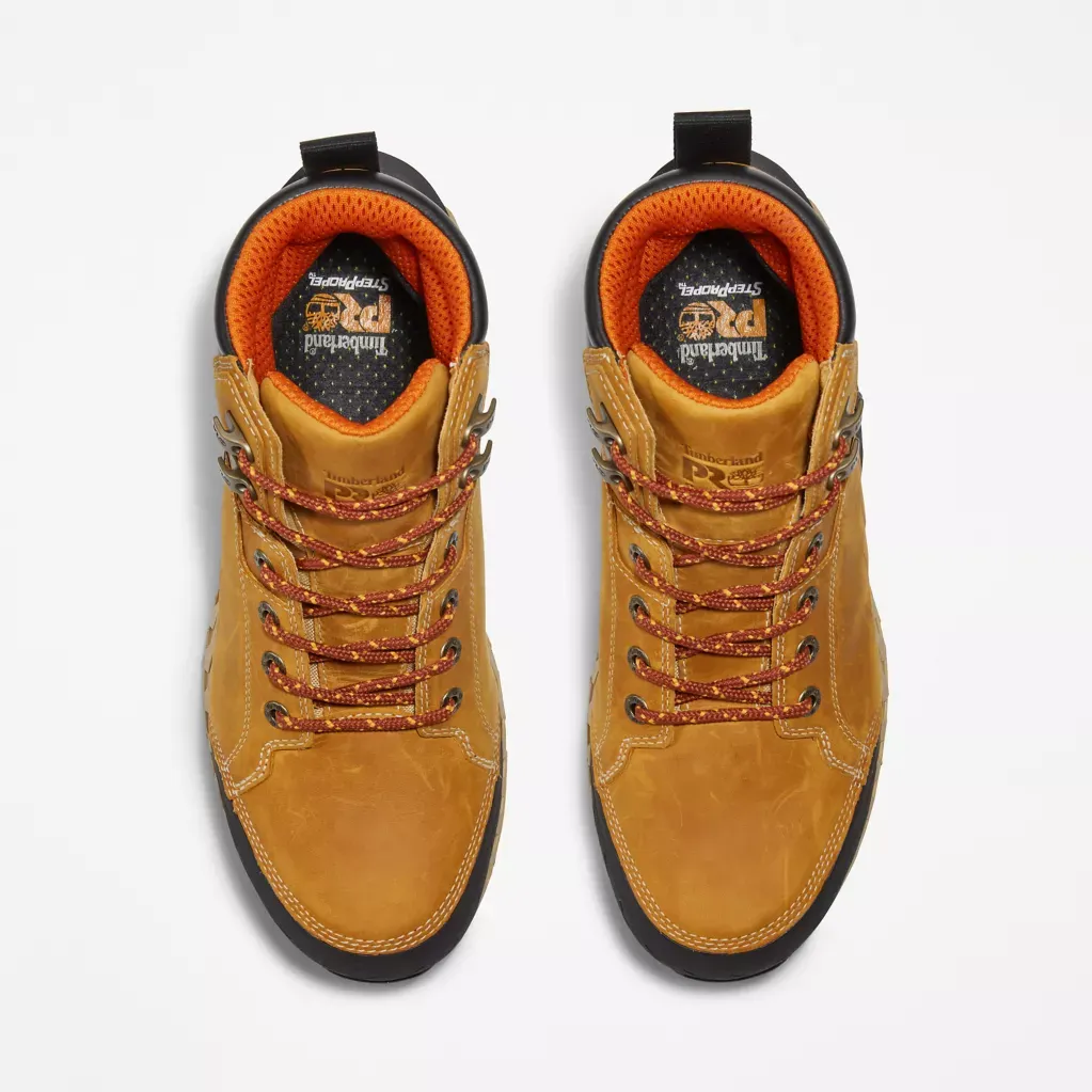 Timberland Pro Men's Summit 6" WP Comp Toe Work Boot -Wheat- TB0A438Y231