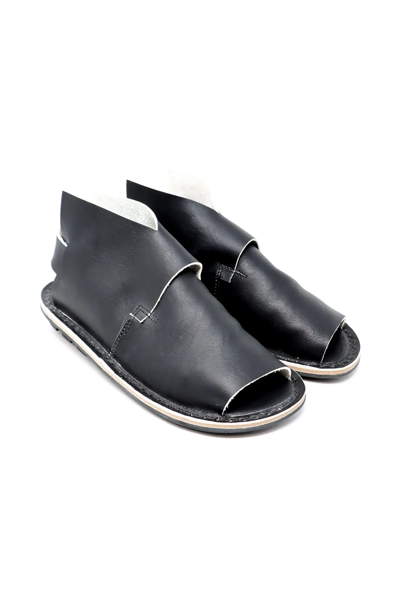 Trippen Stratum Black Sandals