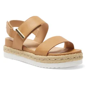 Warner Sandal in Camel Smooth