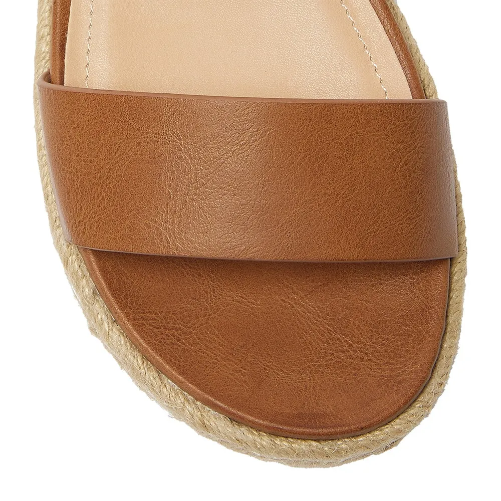 Warner Sandal in Tan Smooth