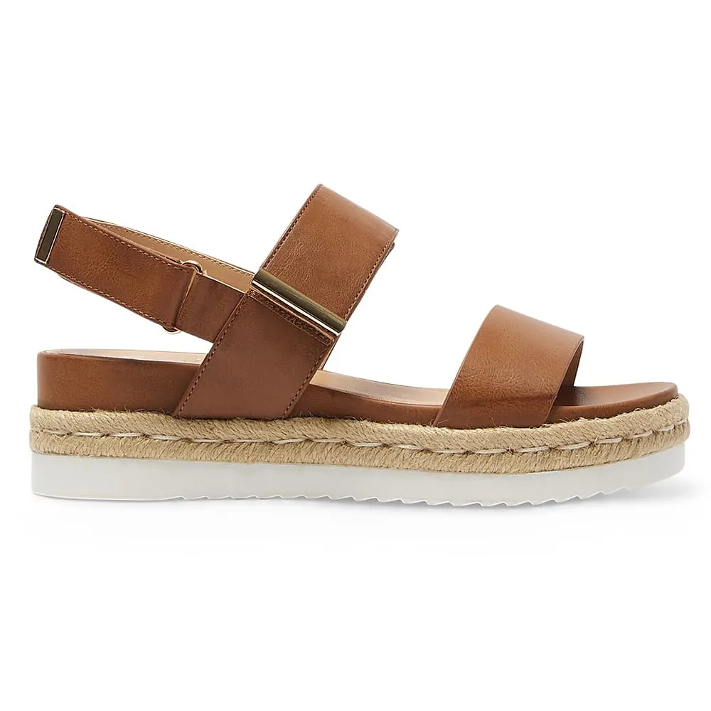 Warner Sandal in Tan Smooth