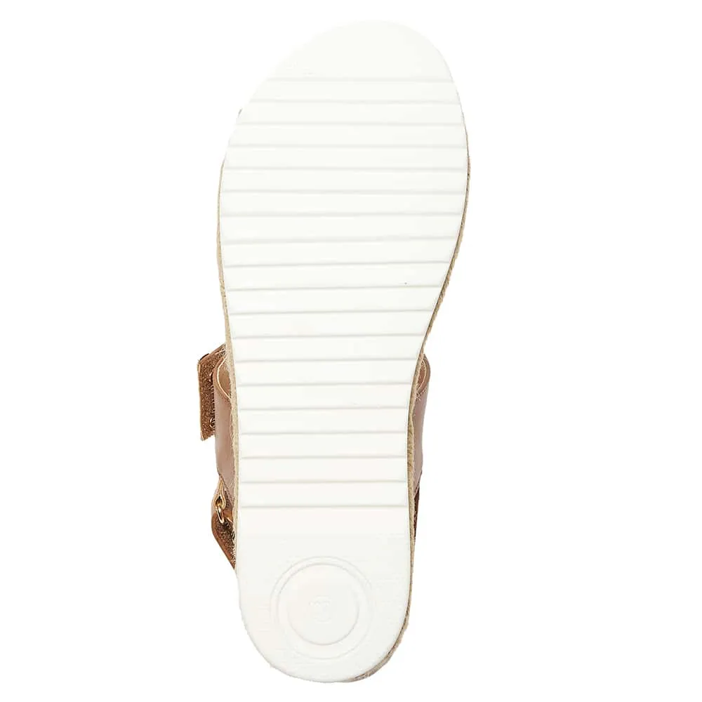 Warner Sandal in Tan Smooth