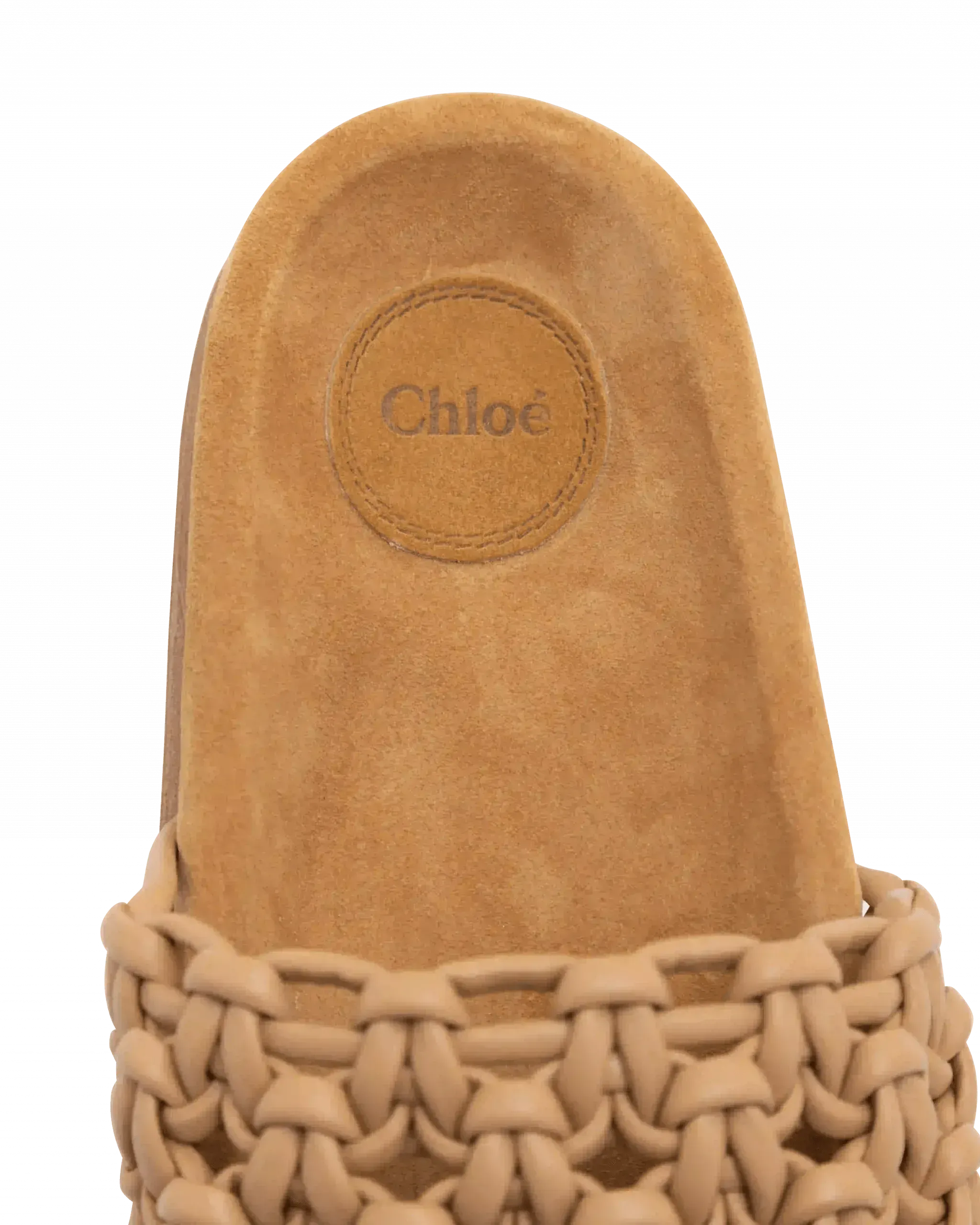 Wavy Leather Slides